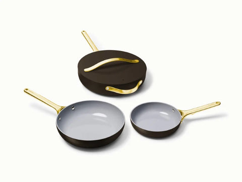 Ceramic-Coated Fry Pan Trio