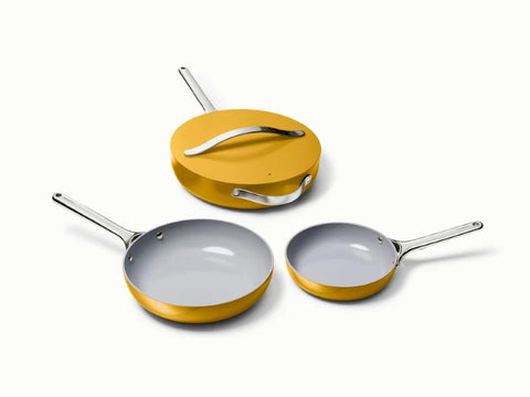 Ceramic-Coated Fry Pan Trio