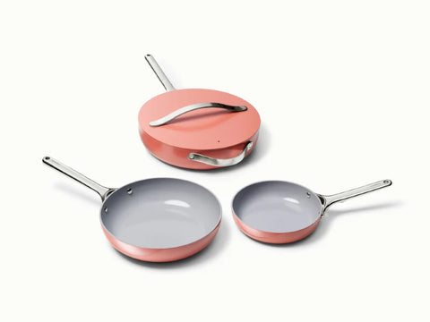 Ceramic-Coated Fry Pan Trio