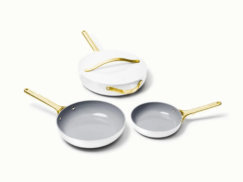 Ceramic-Coated Fry Pan Trio